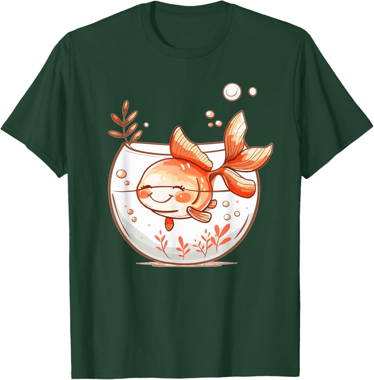 Cute Goldfish I Kids Goldfish T-Shirt - T-Shirt | Forest