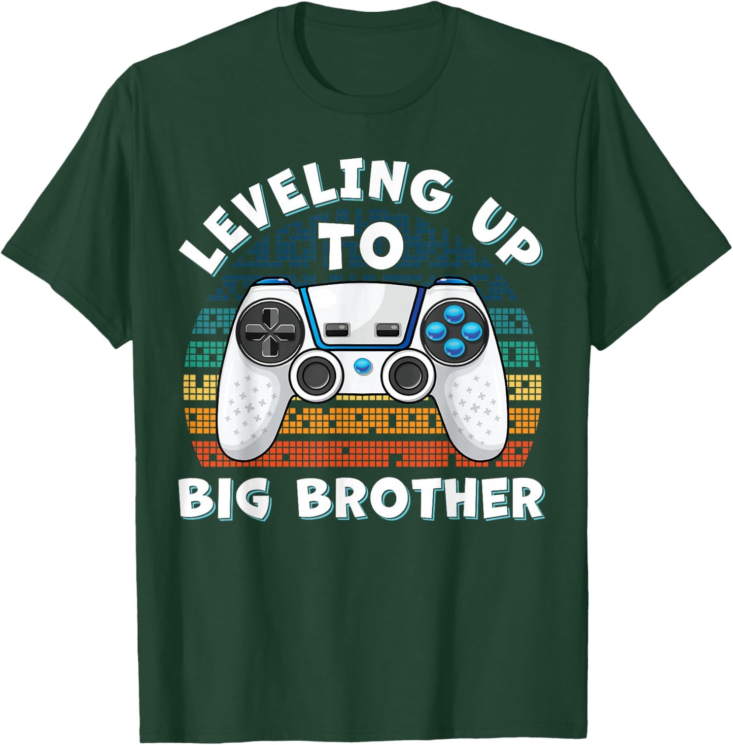 Leveling Up to Big Brother T-Shirt - T-Shirt | Forest