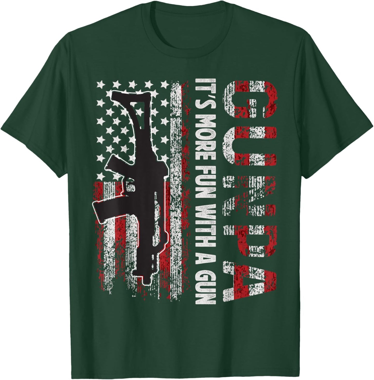 Gunpa it's more fun with a gun grandpa shirts T-Shirt - T-Shirt | Forest