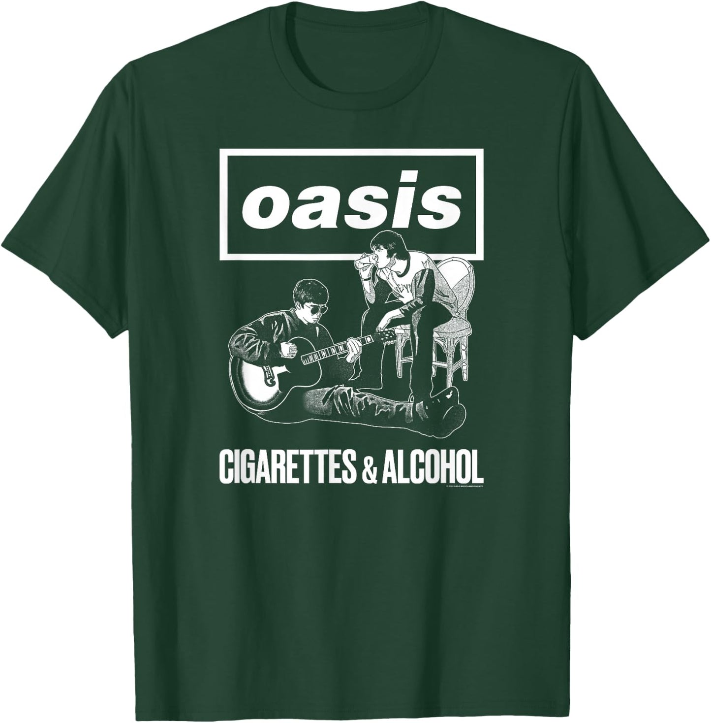 Oasis – Cigarettes and Alcohol T-Shirt - T-Shirt | Forest
