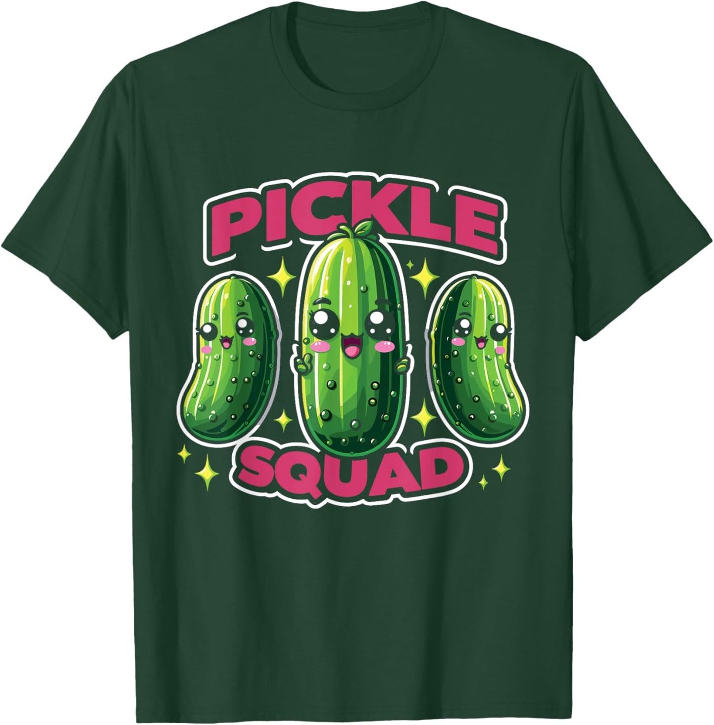 Canned Pickles Dill Pickle Funny Pickle Squad T-Shirt - T-Shirt | Forest