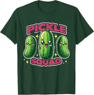 Canned Pickles Dill Pickle Funny Pickle Squad T-Shirt - T-Shirt | Forest