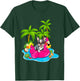 French Bulldog chillin tropical drink summer beach vacation Women Kids T-Shirt - T-Shirt | Forest