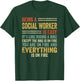 Being A Social Worker Is Easy It's Like Riding A Bike Funny T-Shirt - T-Shirt | Forest