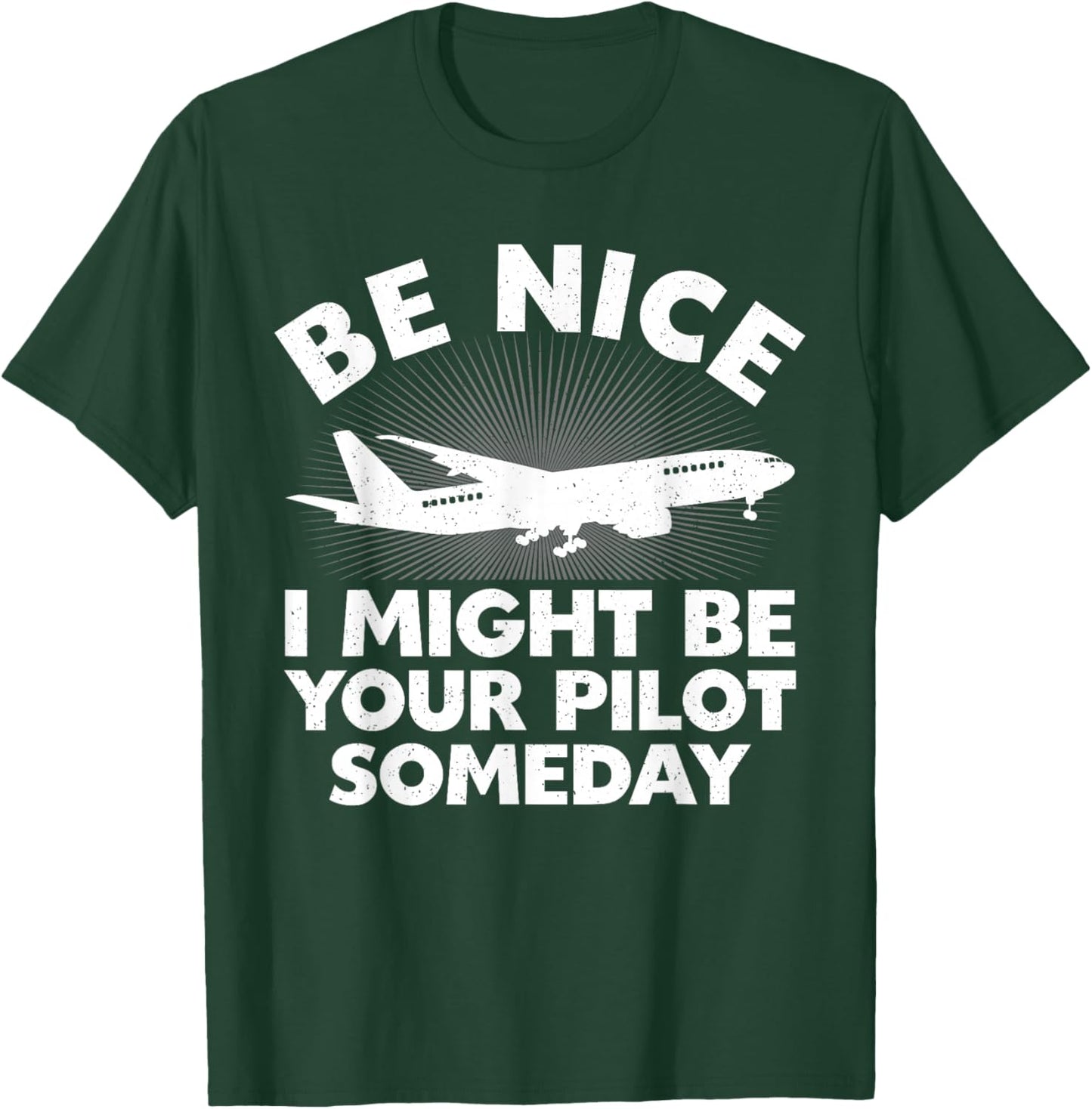 Funny Pilot Design Women Aviation Airplane Pilot T-Shirt - T-Shirt | Forest
