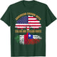 Heritage American Grown with Italian Chilean Roots T-Shirt - T-Shirt | Forest