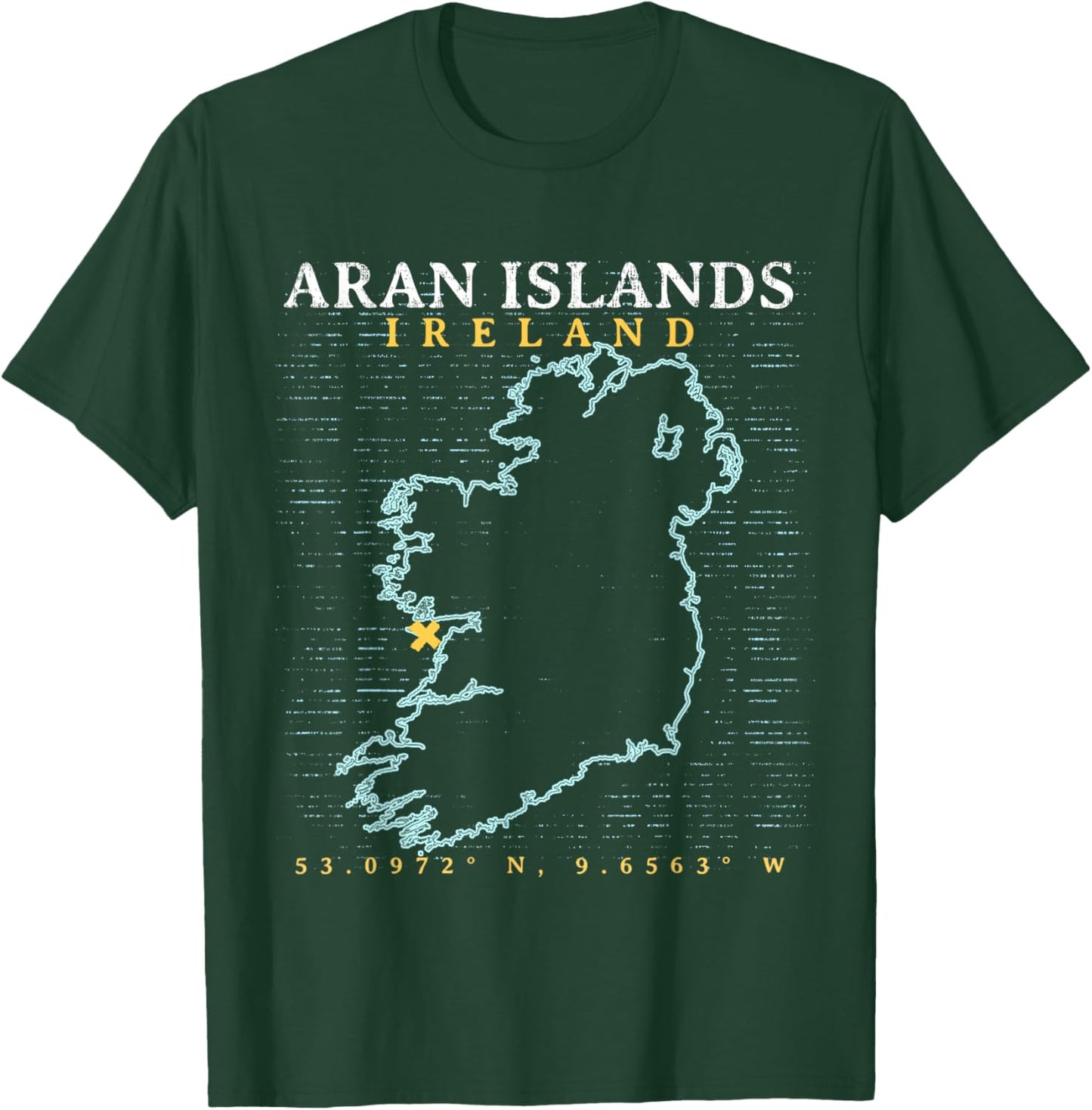 Aran Islands Ireland T-Shirt - T-Shirt | Forest