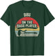 NICE 'N COOL Retro Vintage Dibs On The Bass Player Bassist T-Shirt - T-Shirt | Forest