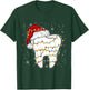 Dentist Christmas Cute Dental Santa Hat Xmas Teeth T-Shirt - T-Shirt | Forest