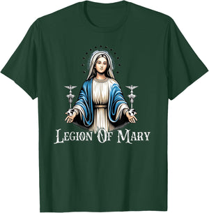 Legion Of Mary Our Lady Catholic T-Shirt - T-Shirt | Forest