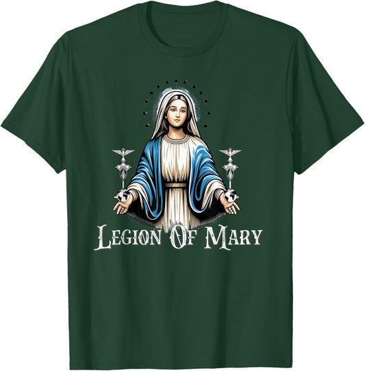 Legion Of Mary Our Lady Catholic T-Shirt - T-Shirt | Forest