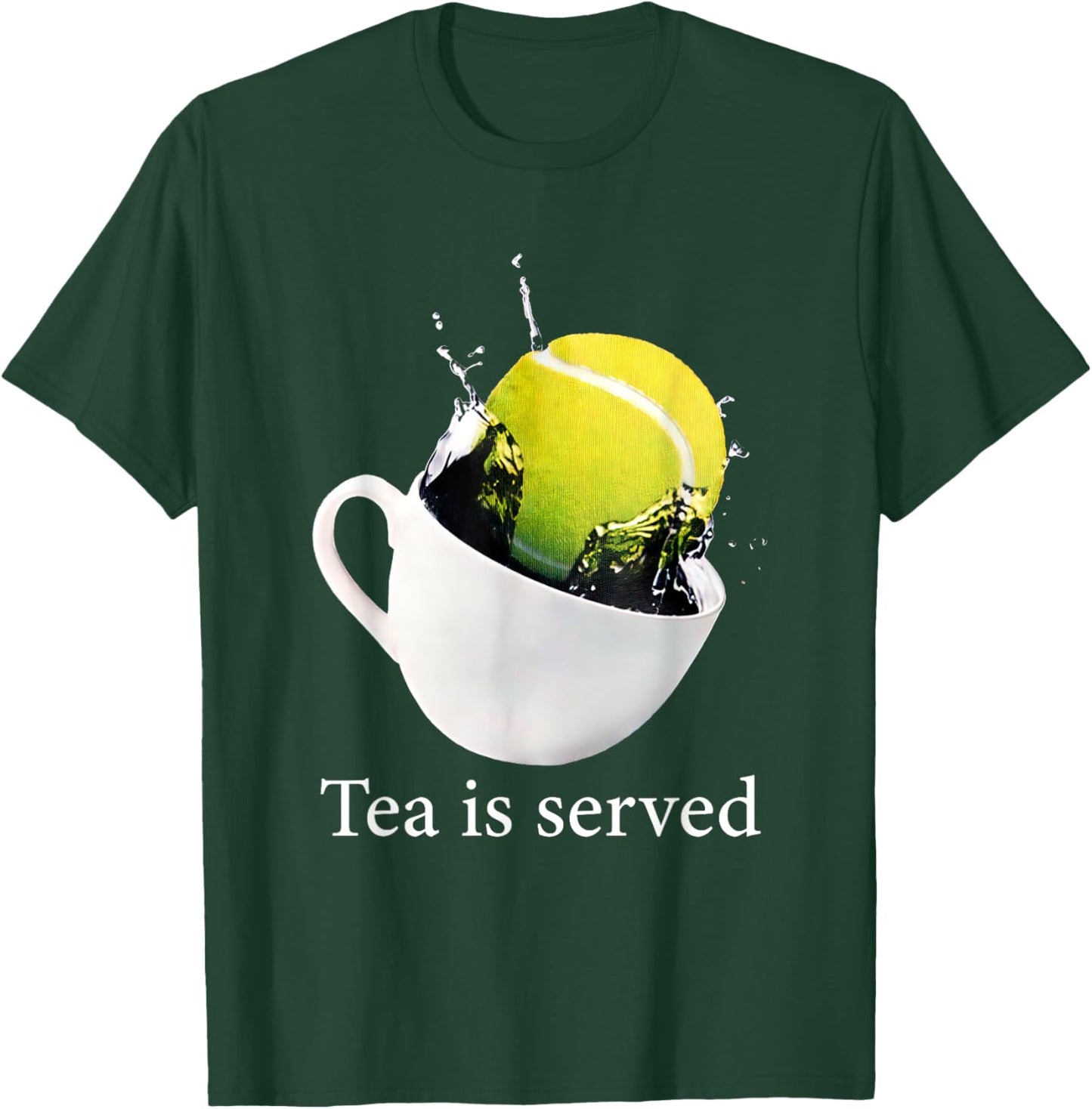 Tennis Tea Is Served T-Shirt - T-Shirt | Forest