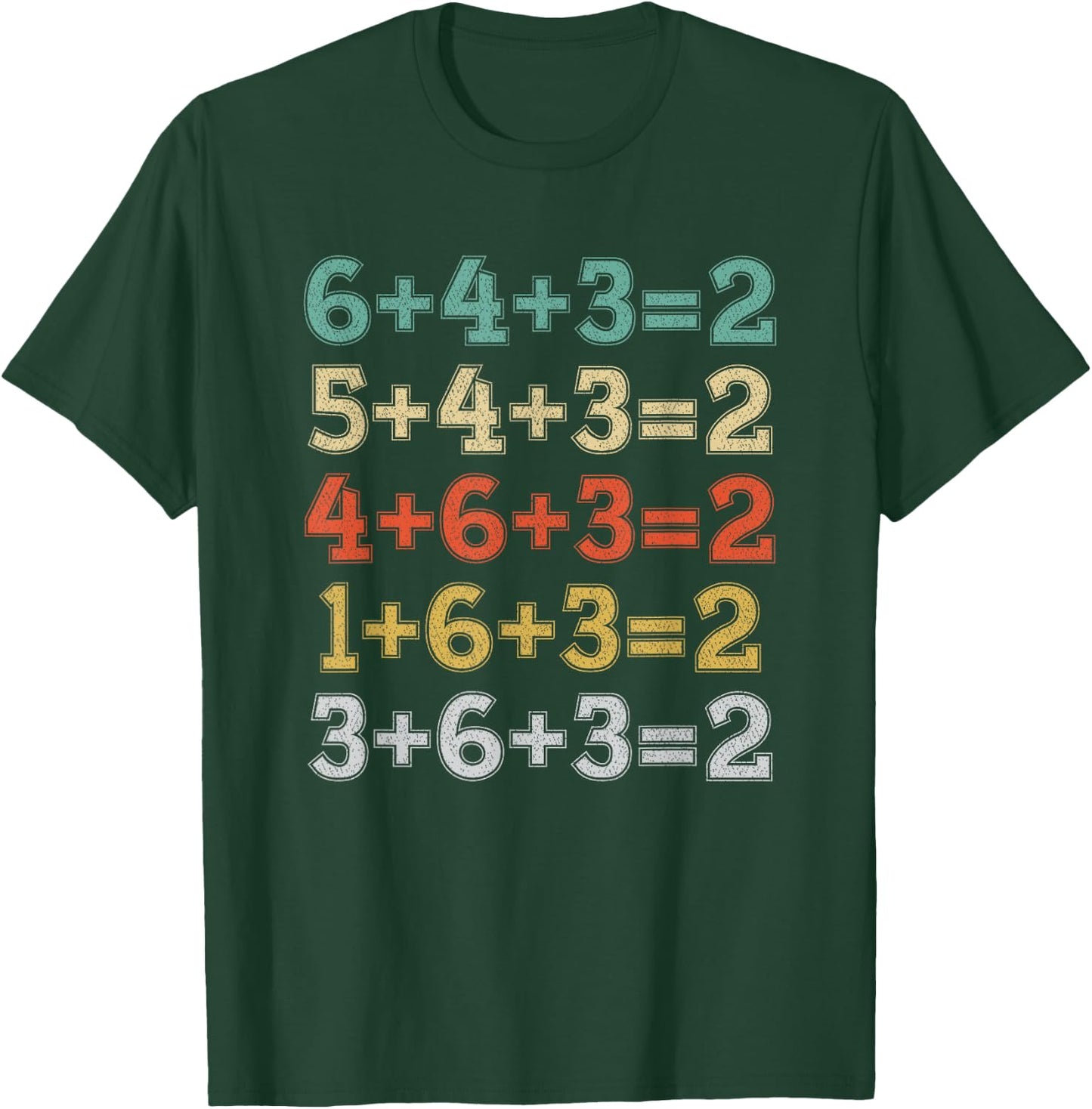 Baseball Math Sports Funny Double Play Teacher School 2022 T-Shirt - T-Shirt | Forest