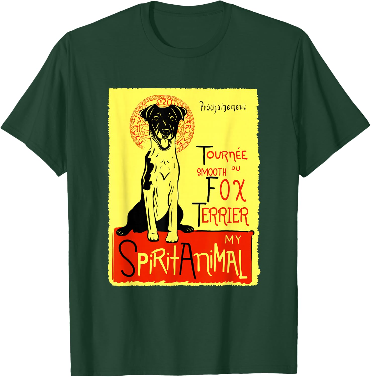 Cute Smooth Haired Fox Terrier Dog Smooth Fox Terrier Gift T-Shirt - T-Shirt | Forest