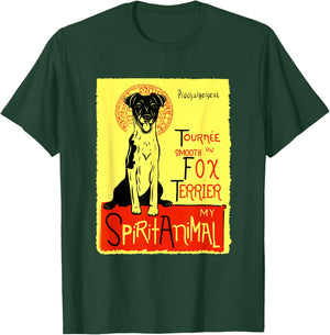 Cute Smooth Haired Fox Terrier Dog Smooth Fox Terrier Gift T-Shirt - T-Shirt | Forest