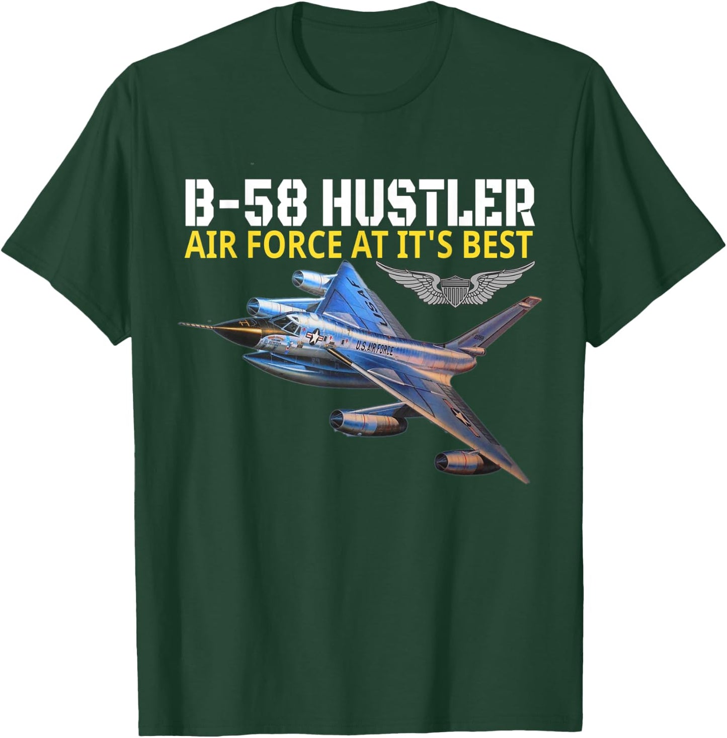 The B-58 Hustler in action. Air Force aviation at its best. T-Shirt - T-Shirt | Forest