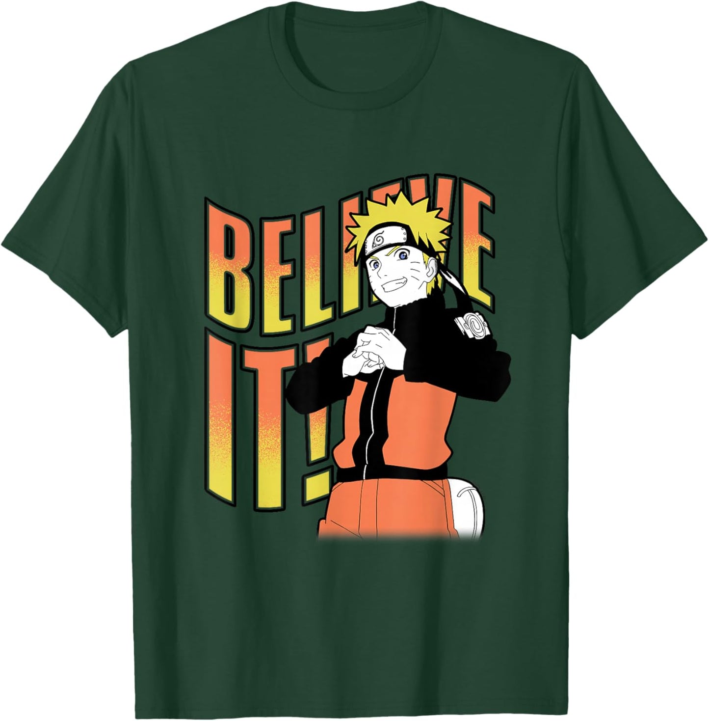 Naruto Shippuden Believe It Pose Anime T-Shirt - T-Shirt | Forest