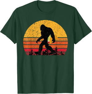 Bigfoot T Shirt & Men Carrying Taco T-Shirt - T-Shirt | Forest