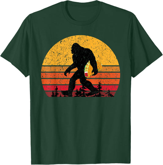 Bigfoot T Shirt & Men Carrying Taco T-Shirt - T-Shirt | Forest