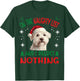 Cute West Highland White Terrier Dog Christmas On The T-Shirt - T-Shirt | Forest
