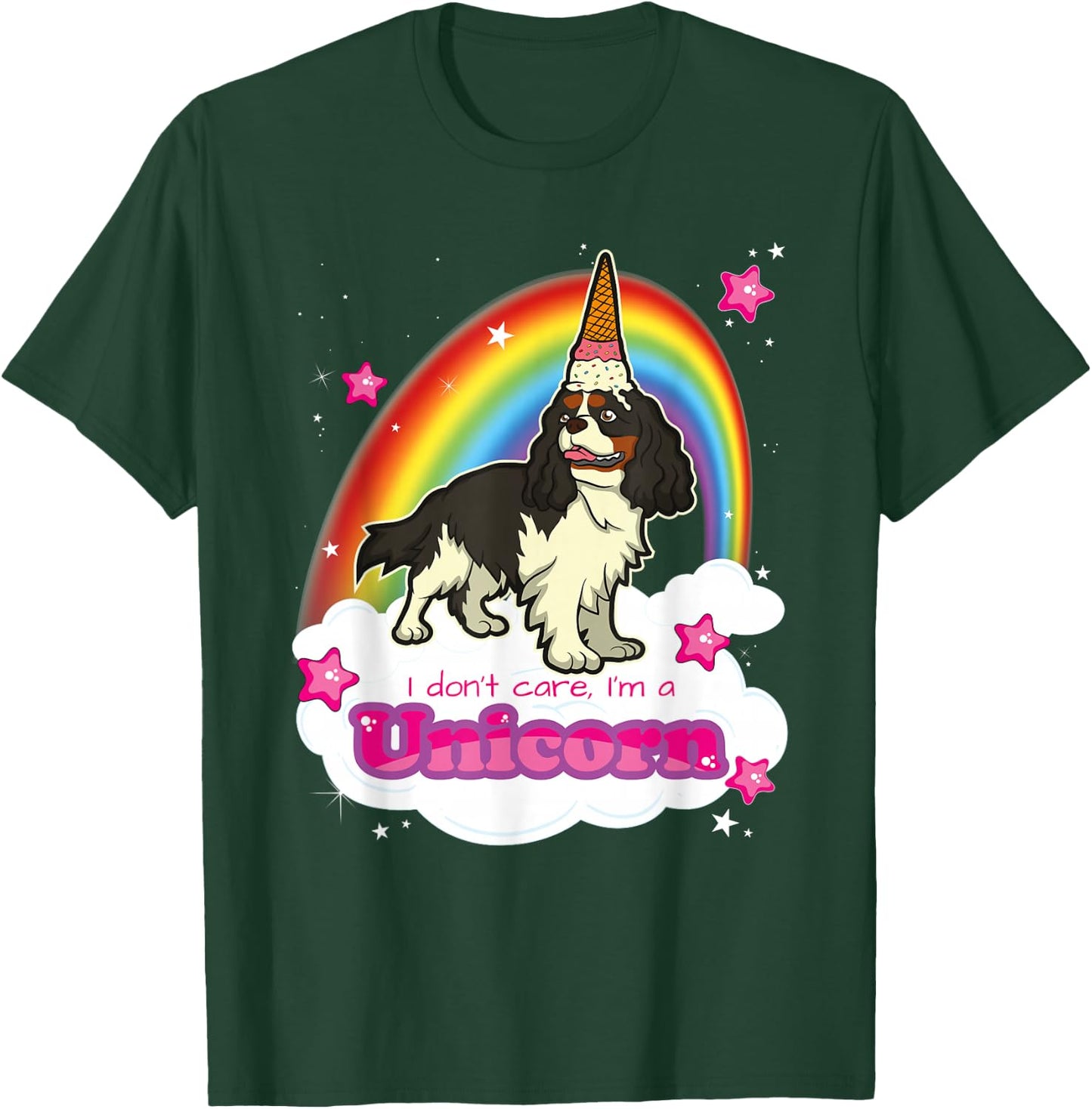 Cavalier King Charles Spaniel Dog T-Shirt - T-Shirt | Forest