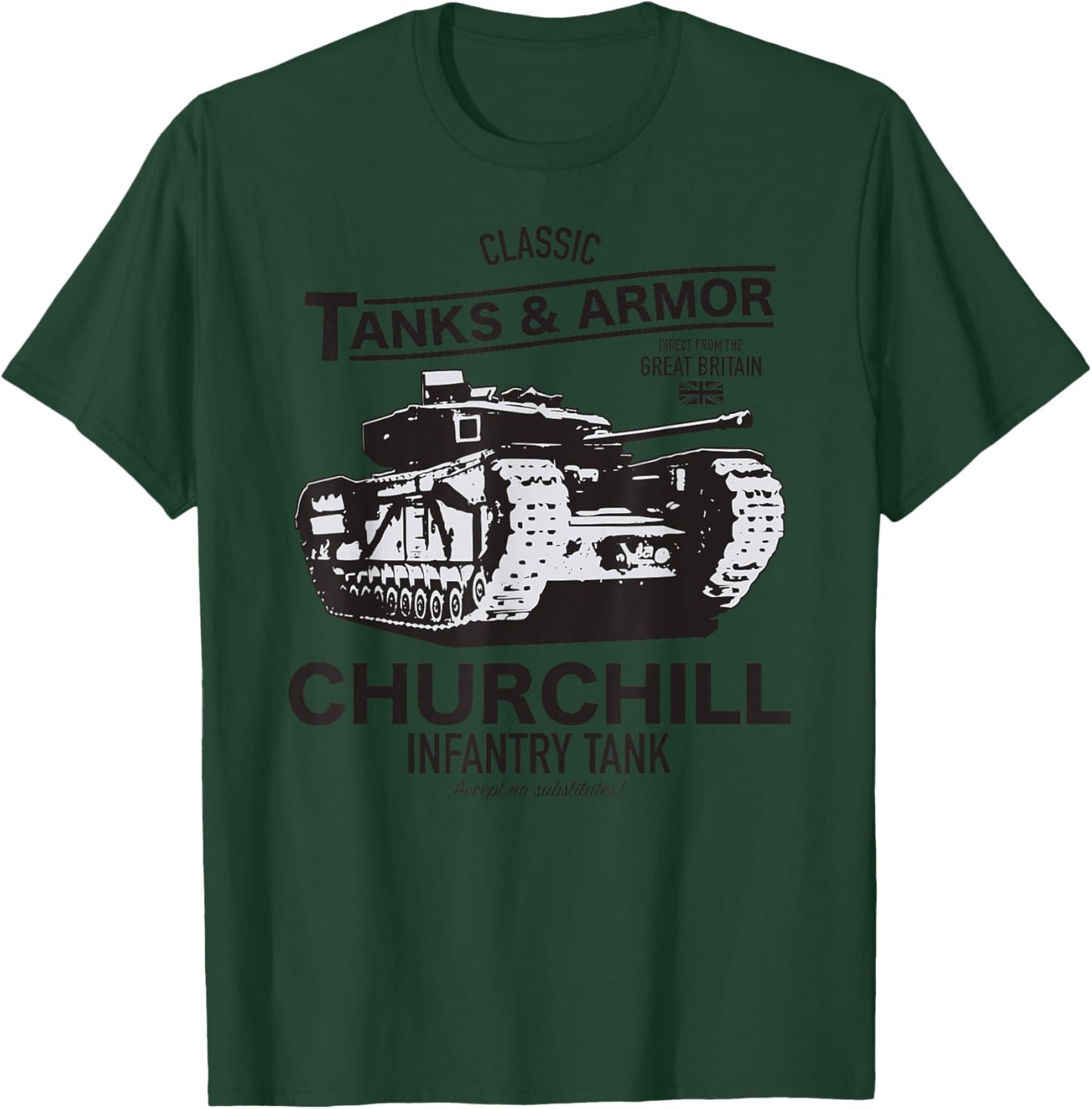 Churchill Tank T-Shirt - T-Shirt | Forest