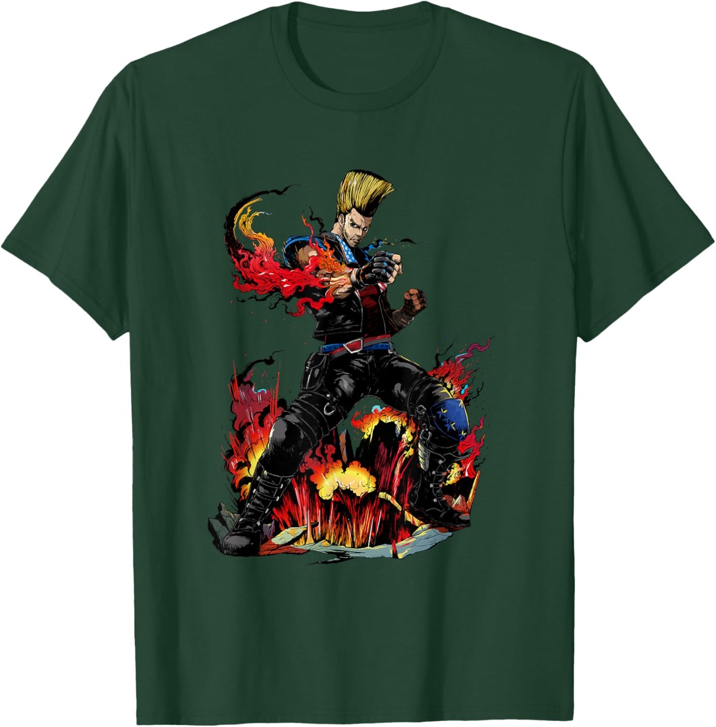 Bandai Namco Entertainment Inc. TEKKEN7 PAUL 002 , Small, Black T-Shirt - T-Shirt | Forest