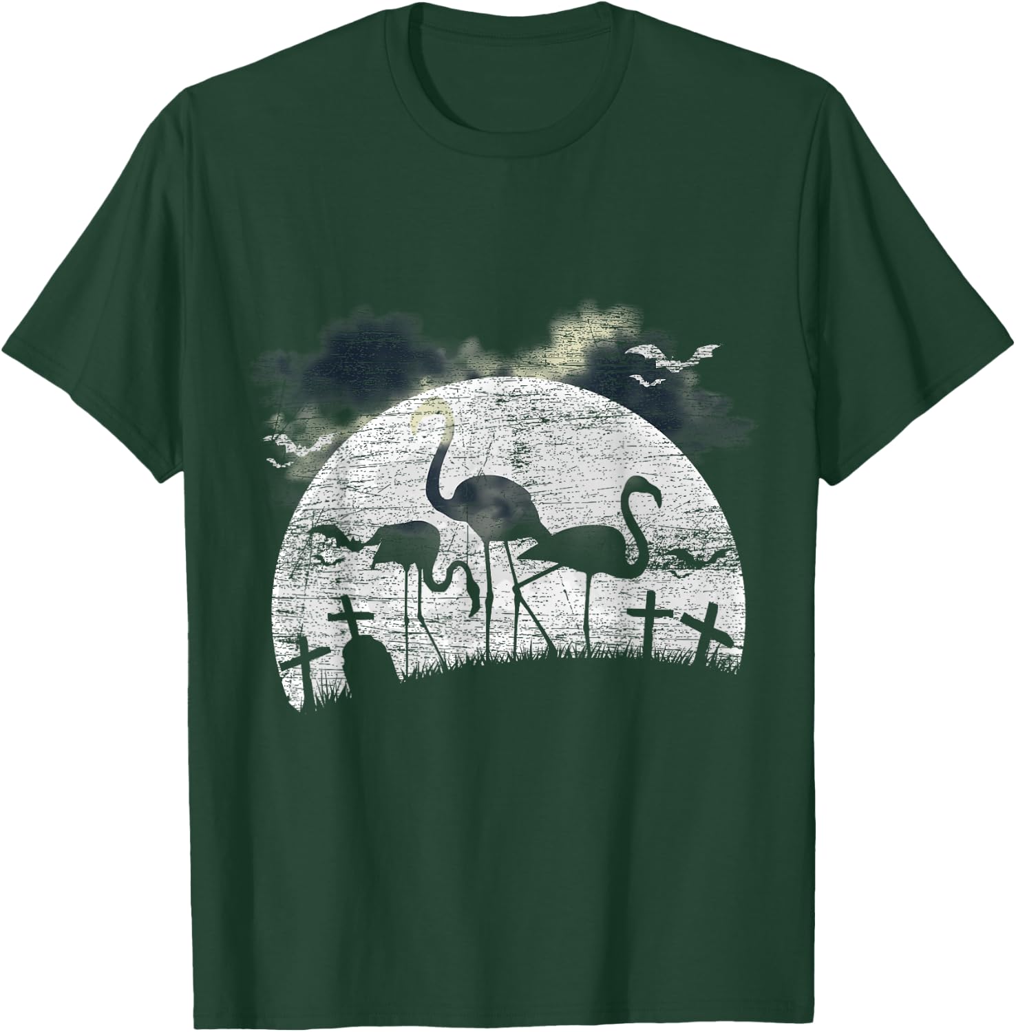 Halloween Flamingo T-Shirt - T-Shirt | Forest