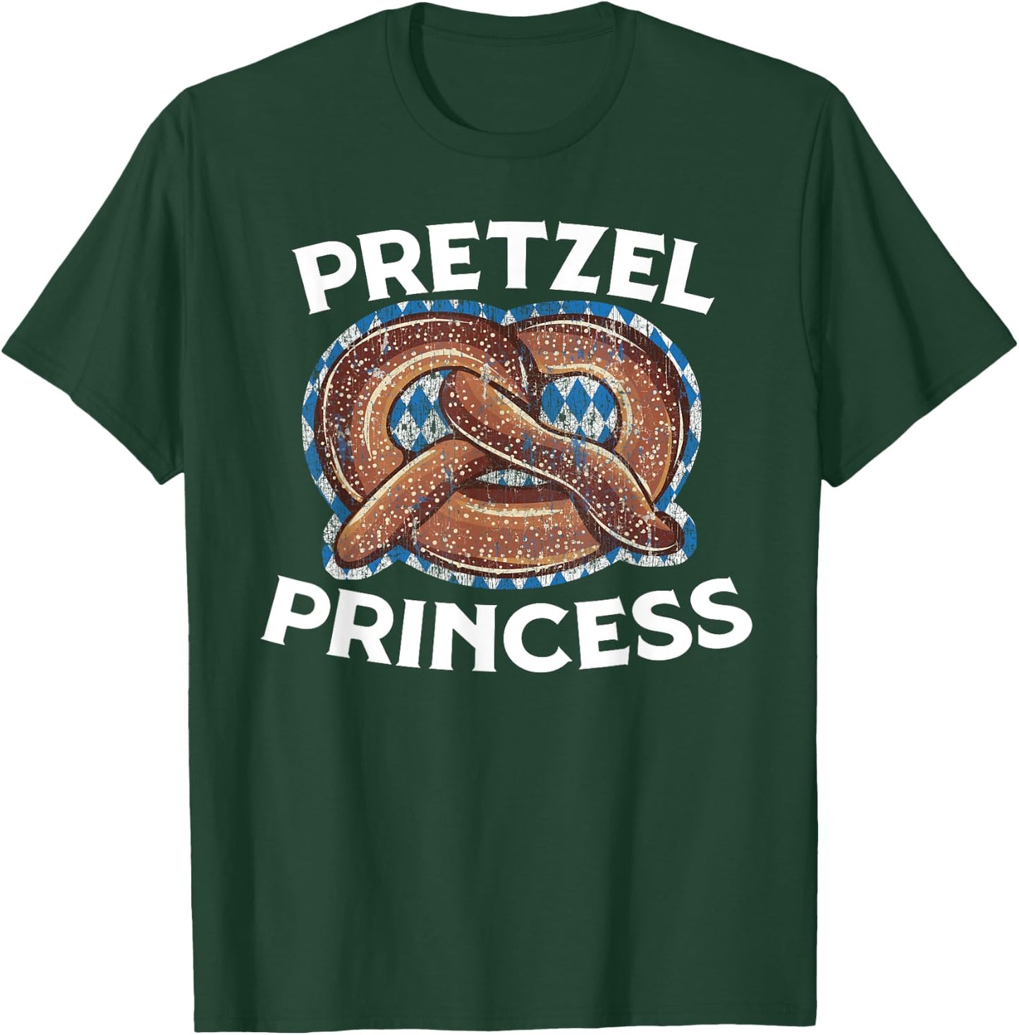 Pretzel Princess - Oktoberfest Bavarian Pretzel T-Shirt - T-Shirt | Forest