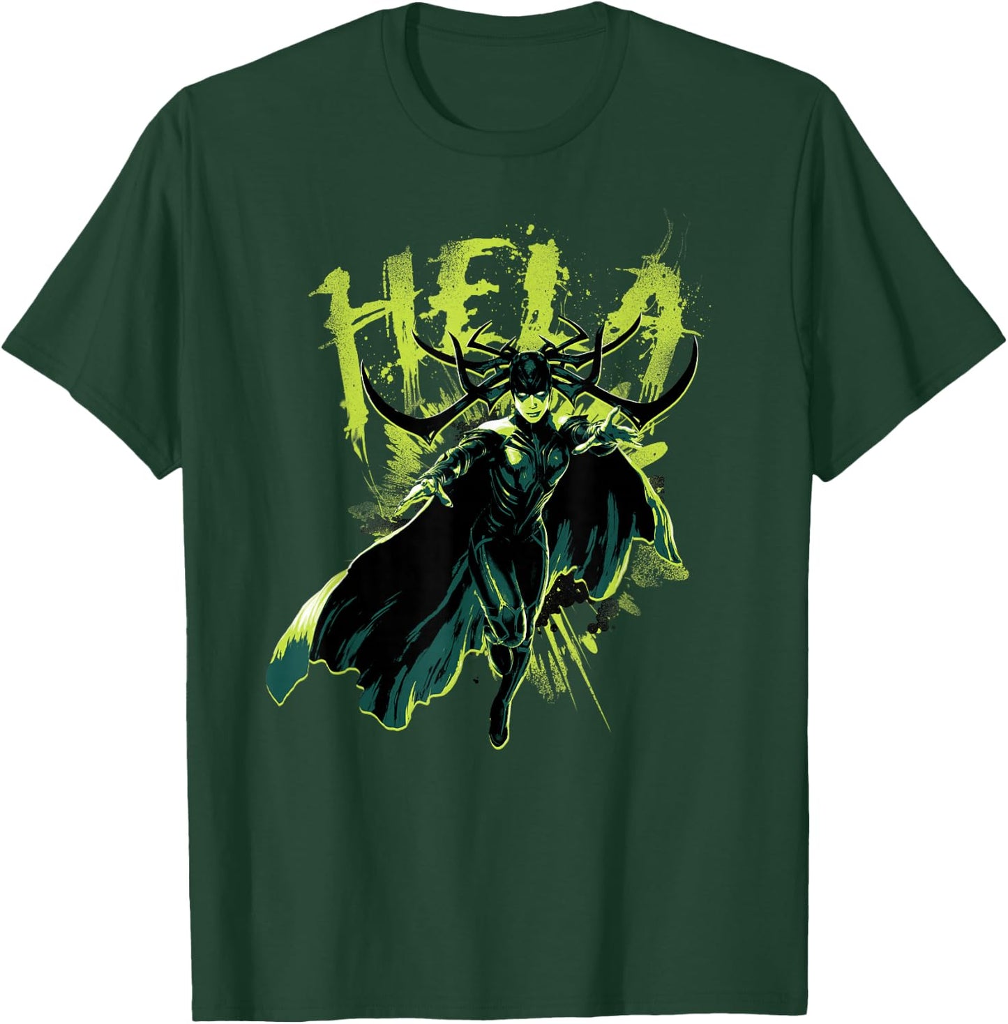 Marvel Hela Thor Ragnarok Goddess of Death T-Shirt - T-Shirt | Forest