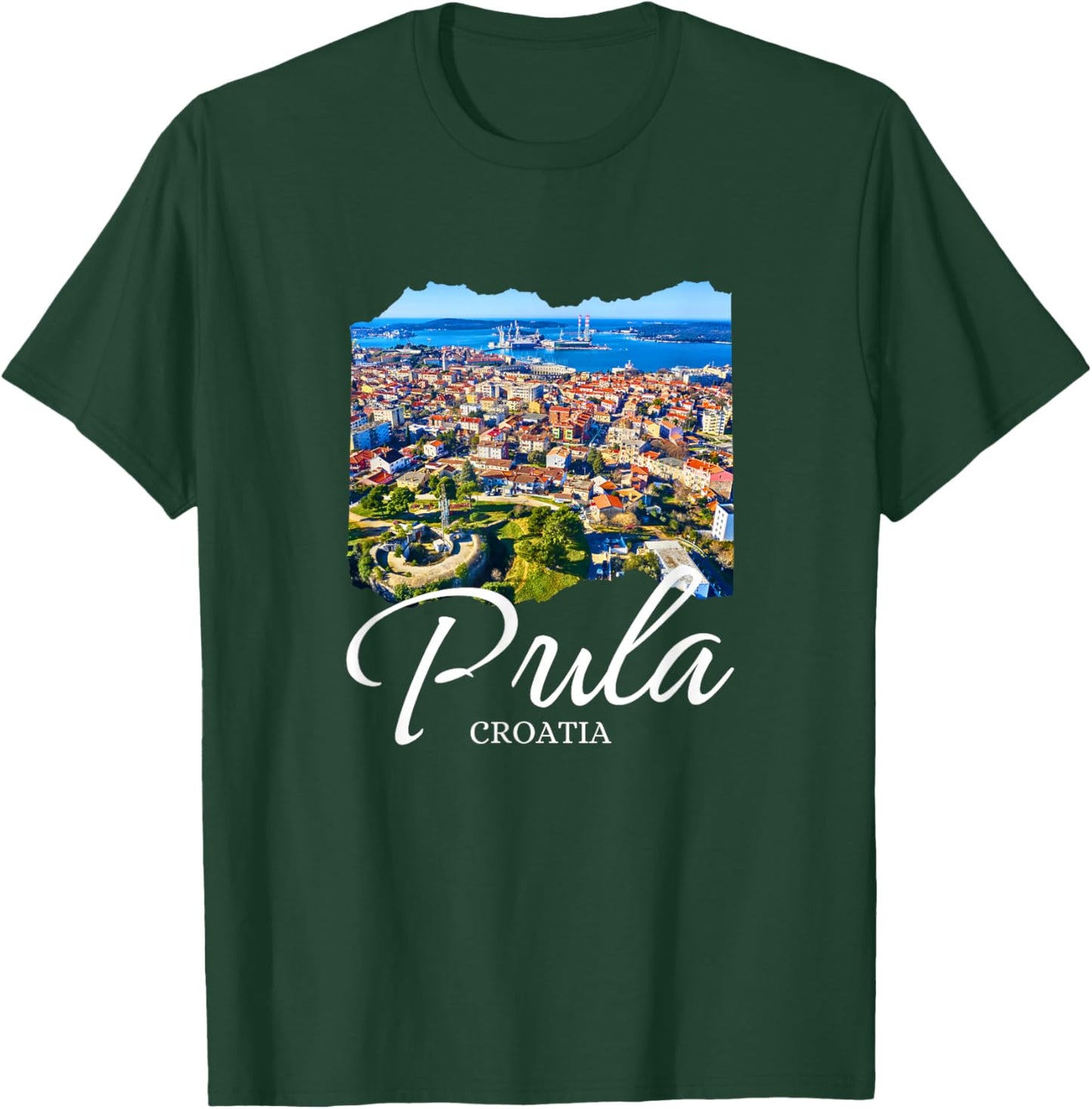Croatia Pula Souvenir / Pula Croatia T-Shirt - T-Shirt | Forest
