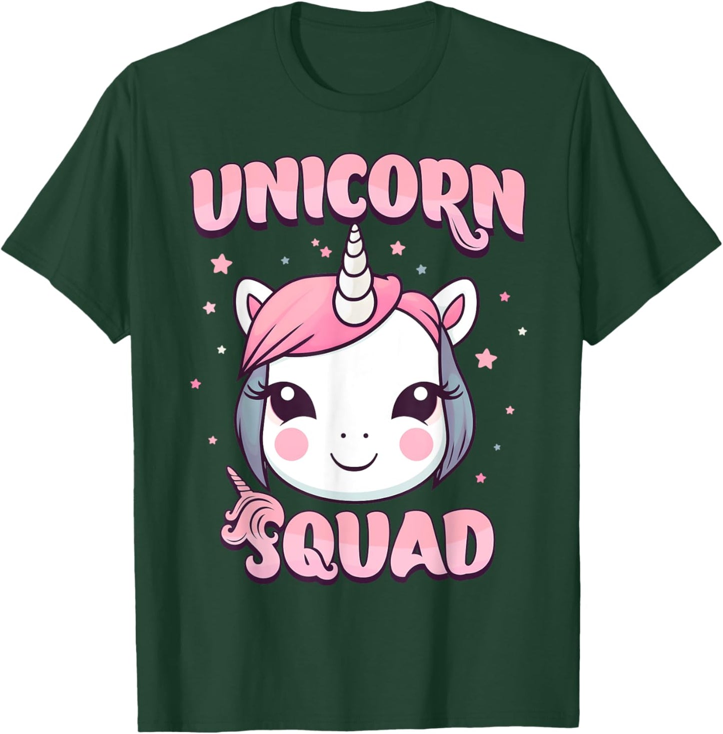 Unicorn Squad for Girls - Rainbow unicorn T-Shirt - T-Shirt | Forest