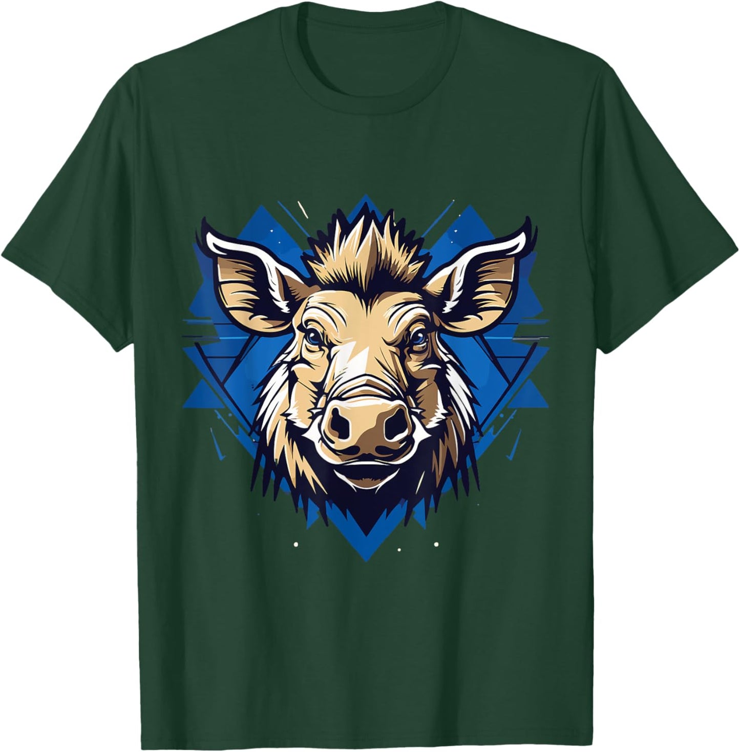 Warthog Face Funny Wildlife Face Costume T-Shirt - T-Shirt | Forest