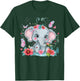 Cute Elephant with Flowers I Kids Elephant T-Shirt - T-Shirt | Forest