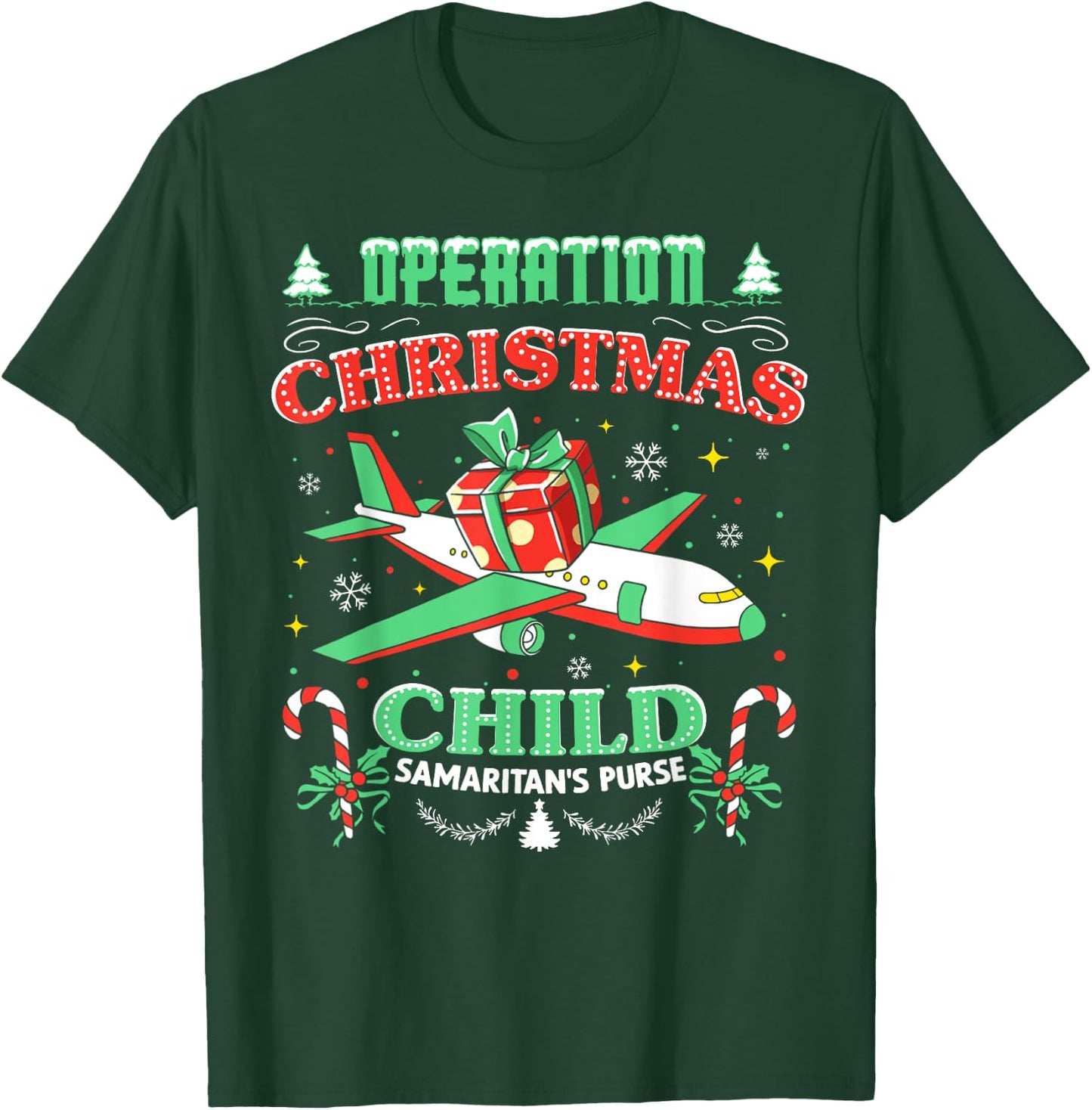 Operation Christmas Child Funny Family Matching Xmas T-Shirt - T-Shirt | Forest