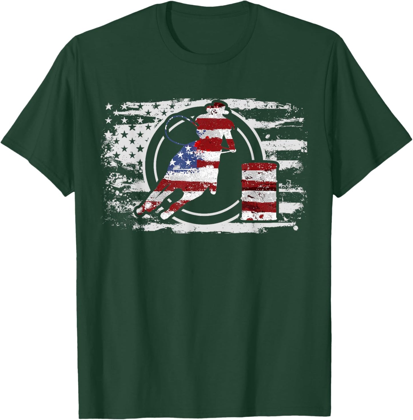 Barrel Racing Gift T-Shirt - T-Shirt | Forest