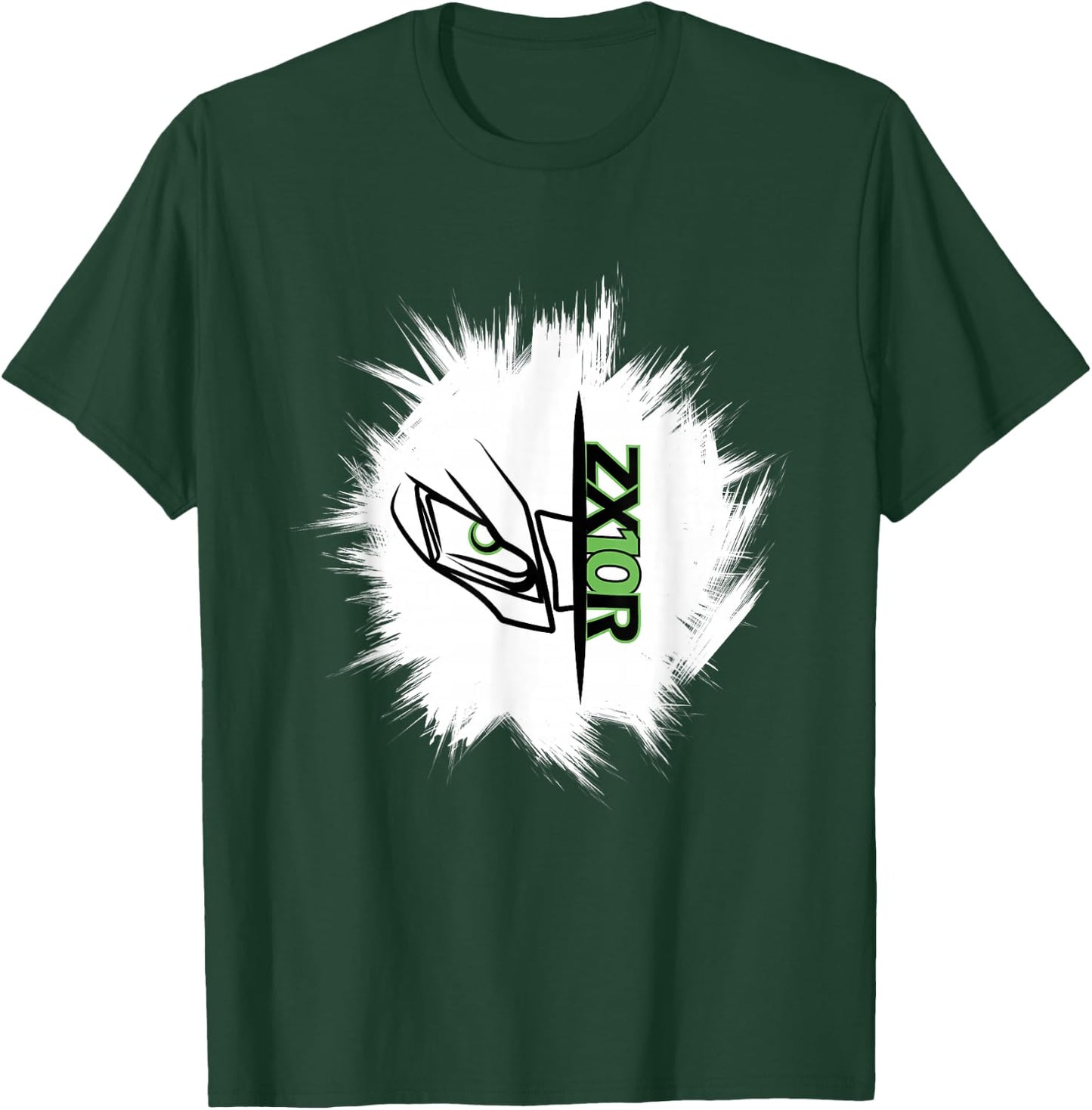 ZX10R sportbike Ninja motorcycle T-Shirt - T-Shirt | Forest
