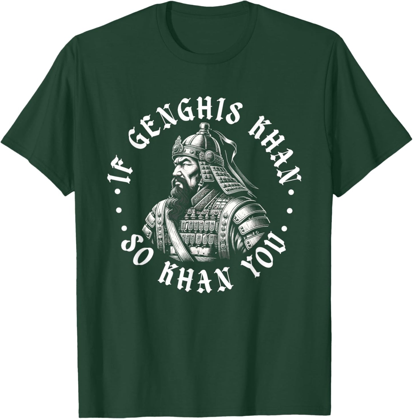 Genghis Khan World Tour - Historic Mongol T-Shirt - T-Shirt | Forest