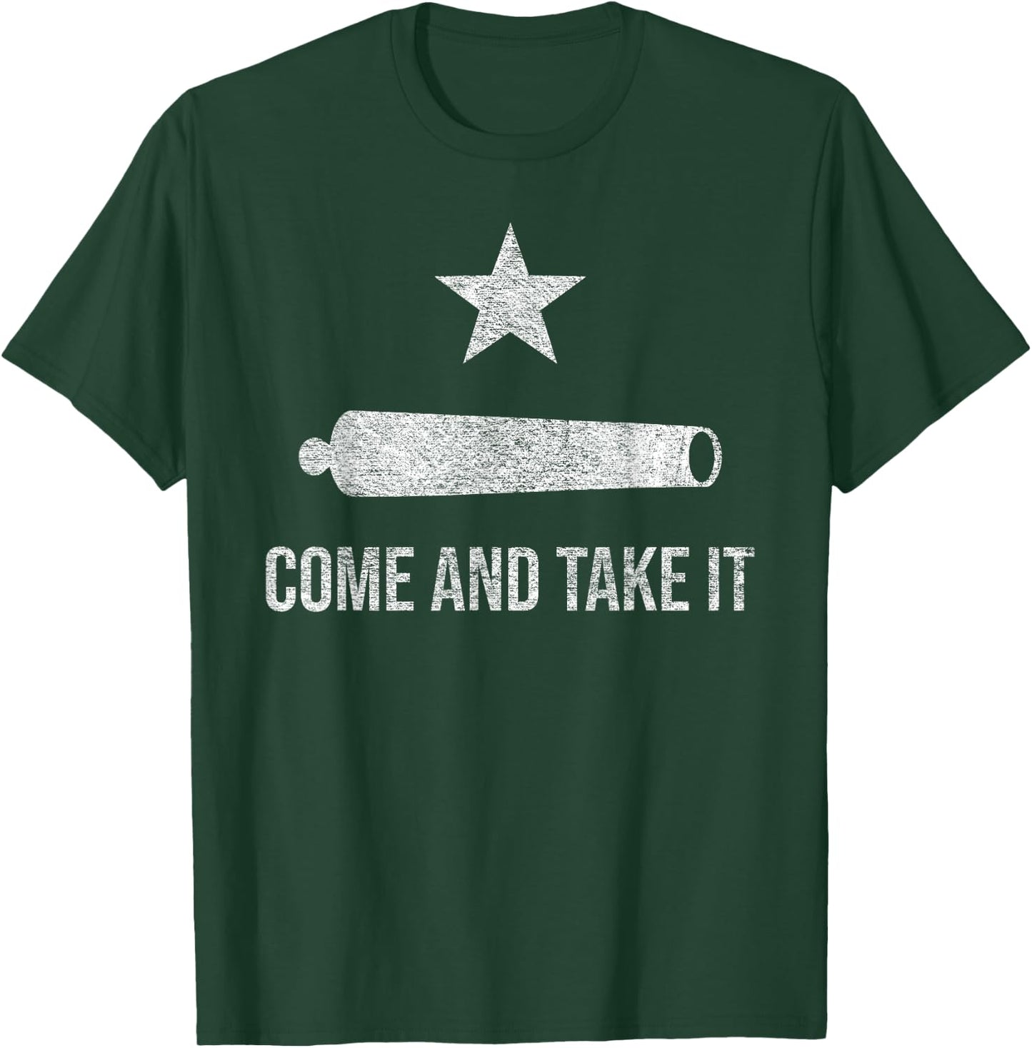 Come and Take It Flag Texas Pride Gonzales Cannon T-Shirt - T-Shirt | Forest