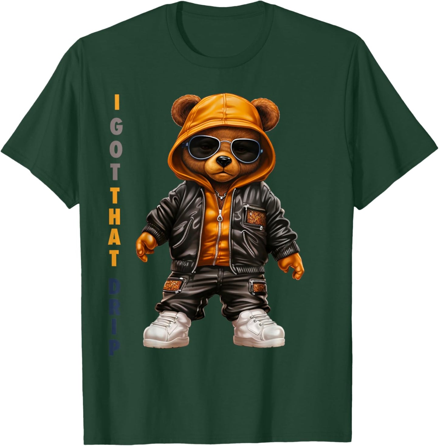 Brimis Feel the Drip Stylish I Got That Drip , Small, Black T-Shirt - T-Shirt | Forest