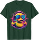 Rubber Duck Music Headphones Rubber Duckling Techno DJ T-Shirt - T-Shirt | Forest