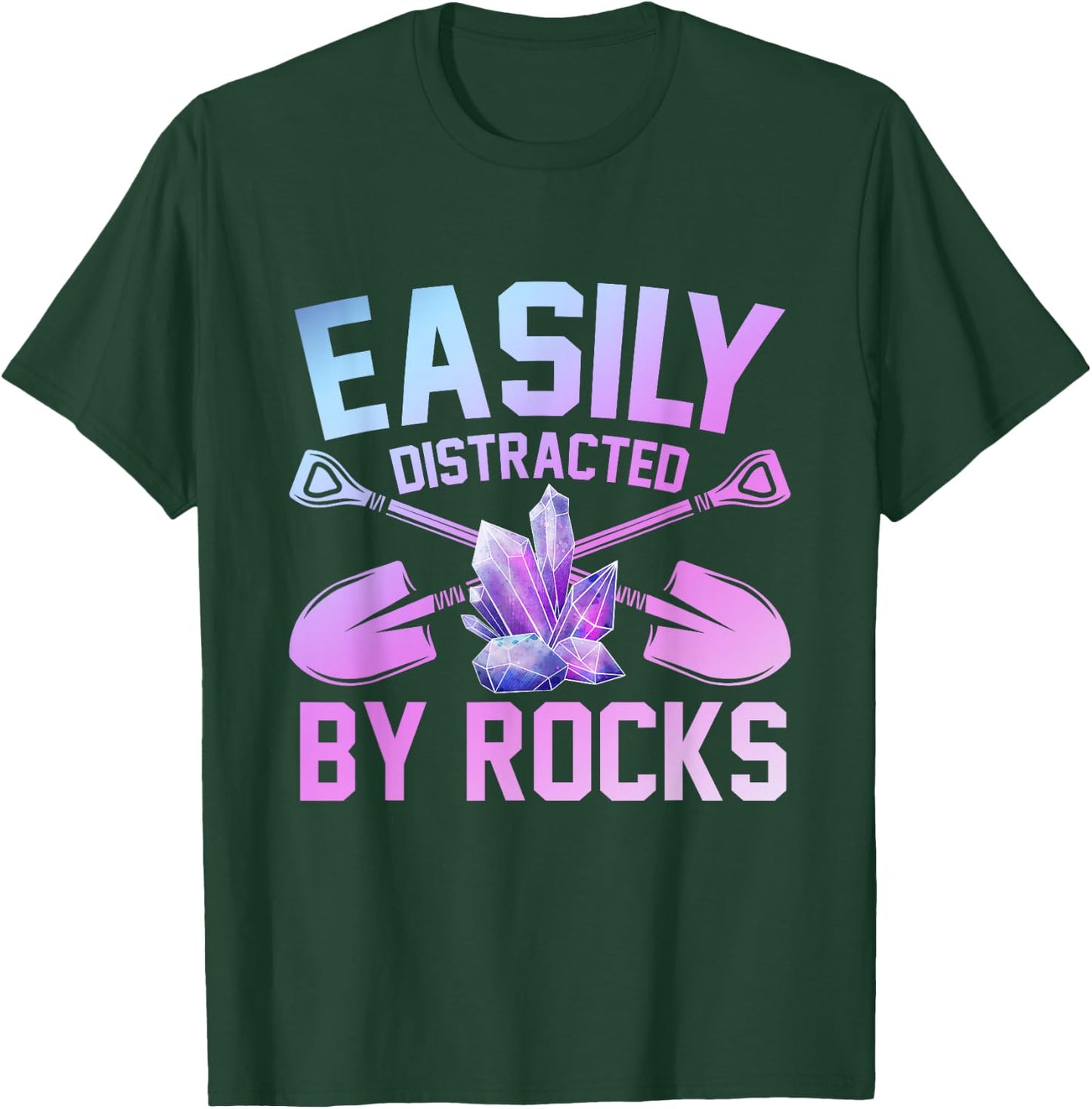 Slightly distracted by rocks geology T-Shirt - T-Shirt | Forest