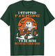 I Stopped Farming To Be Here Funny Halloween Farmer Ghost T-Shirt - T-Shirt | Forest