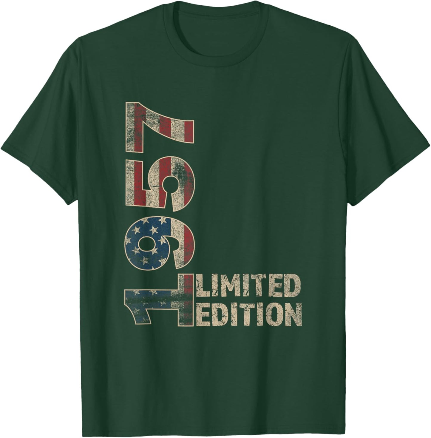 68th Birthday Gift men Vintage born 1957 turning 68 Year Old T-Shirt - T-Shirt | Forest