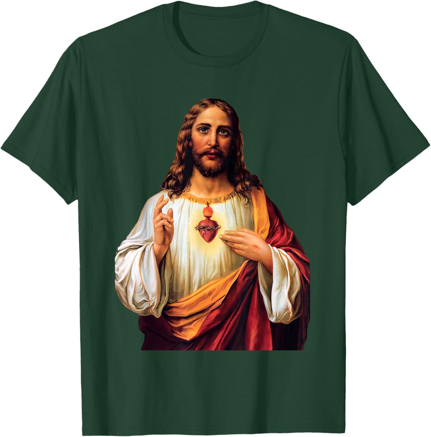 Sacred Heart of Jesus T-Shirt - T-Shirt | Forest