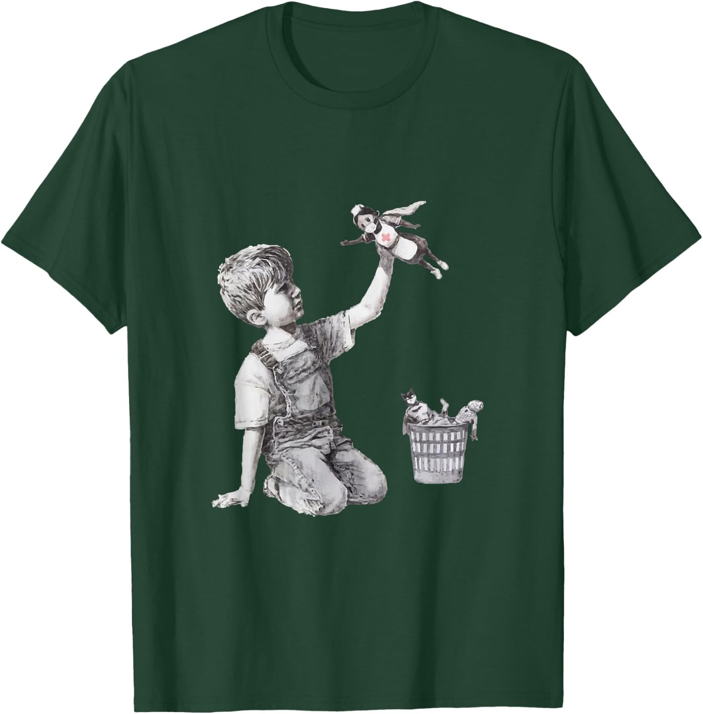 Superhero Nurse Health Workers T-Shirt - T-Shirt | Forest