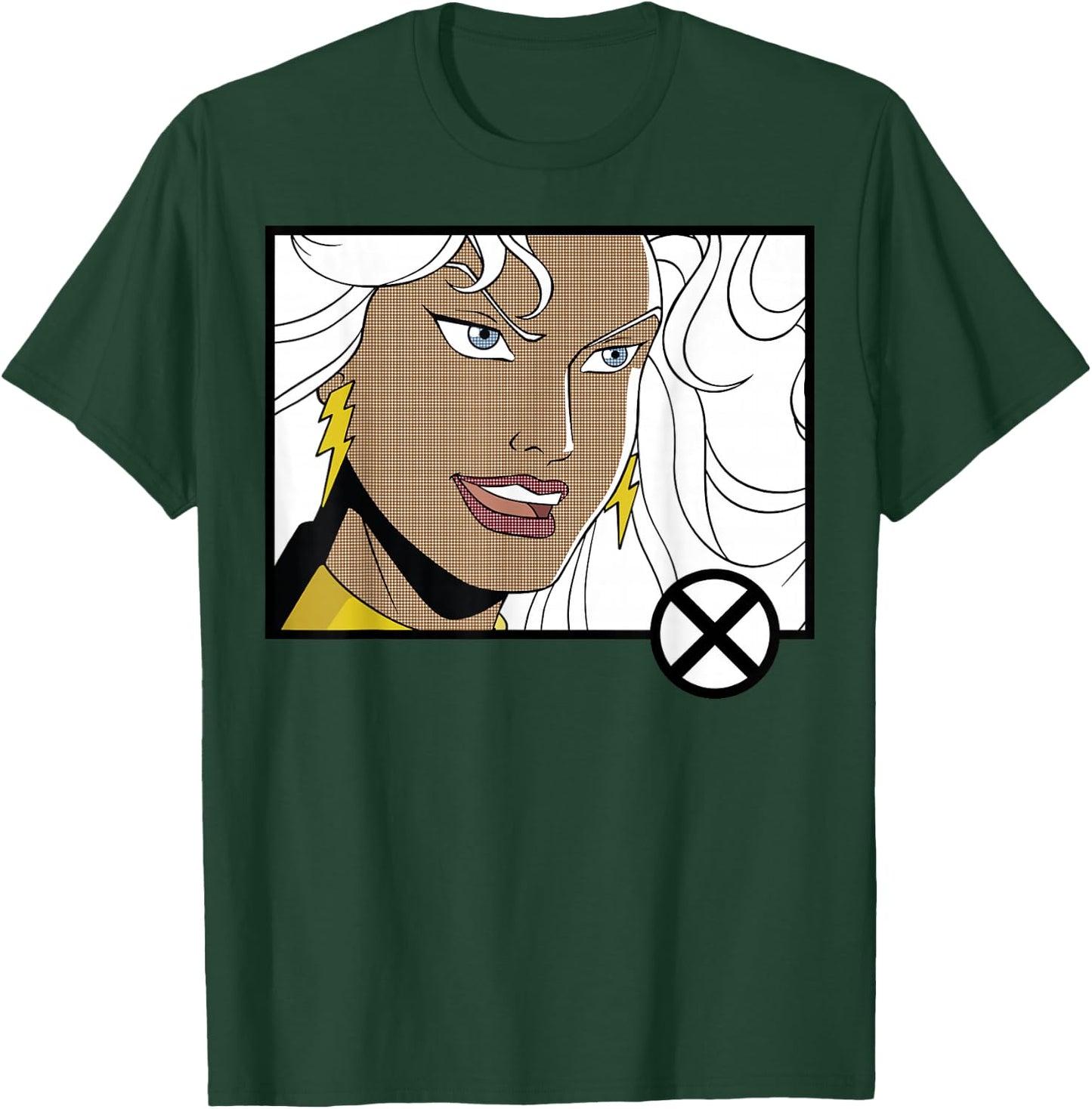 Marvel X-Men Storm Head Shot Panel T-Shirt - T-Shirt | Forest