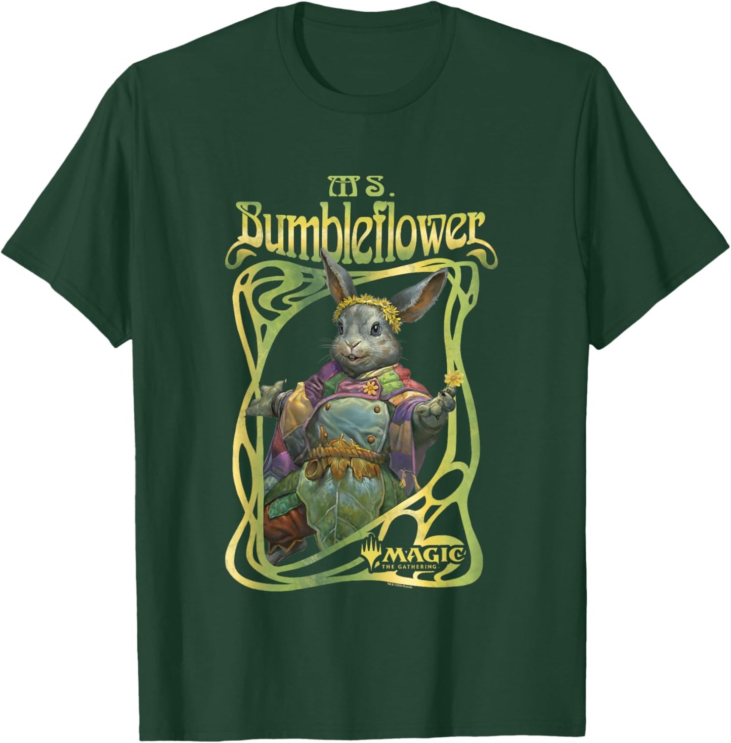 Magic: The Gathering Ms. Bumbleflower Portrait Vintage T-Shirt - T-Shirt | Forest