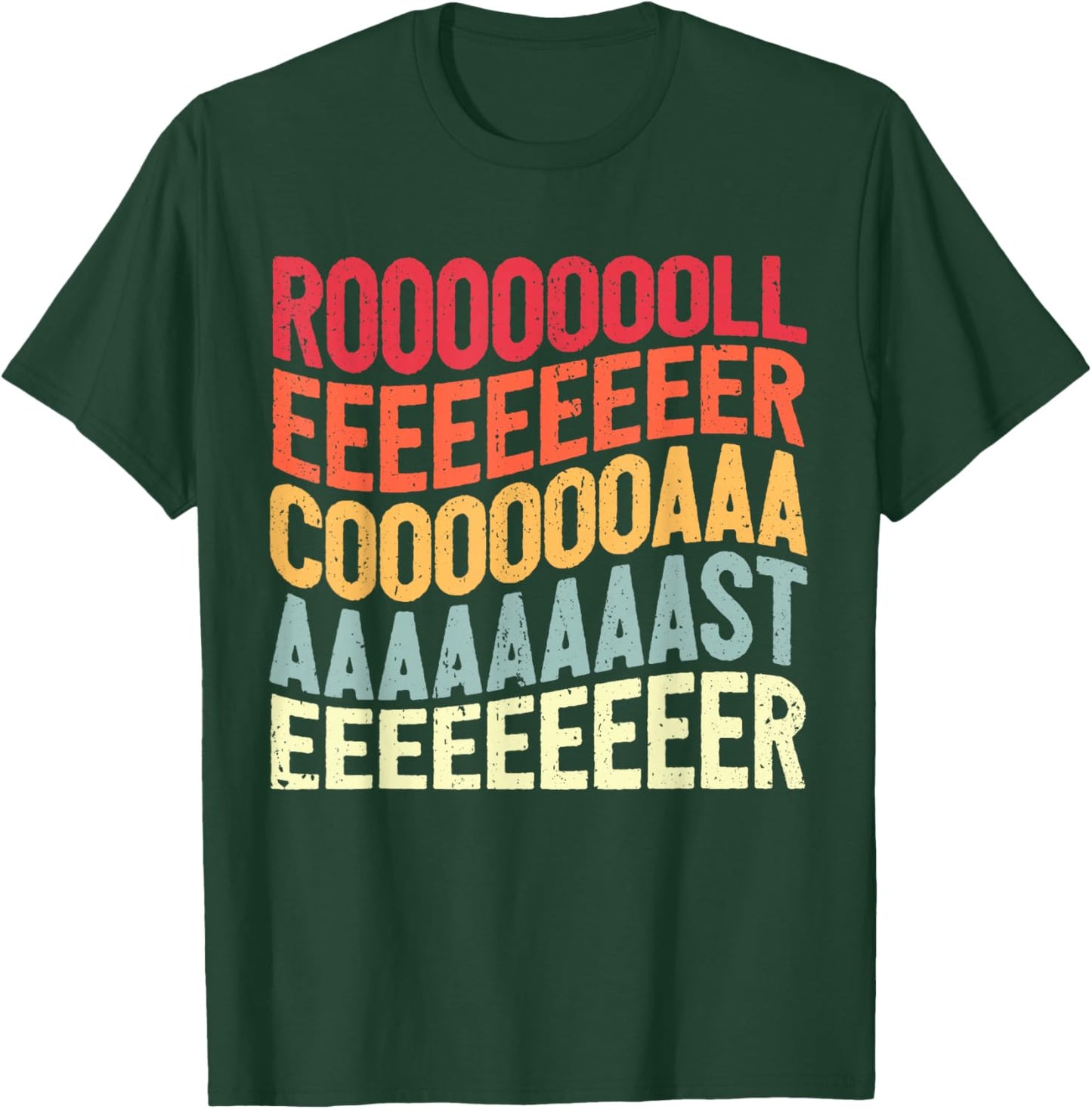Vintage Rollercoaster I Screaming Roller Coaster T-Shirt - T-Shirt | Forest