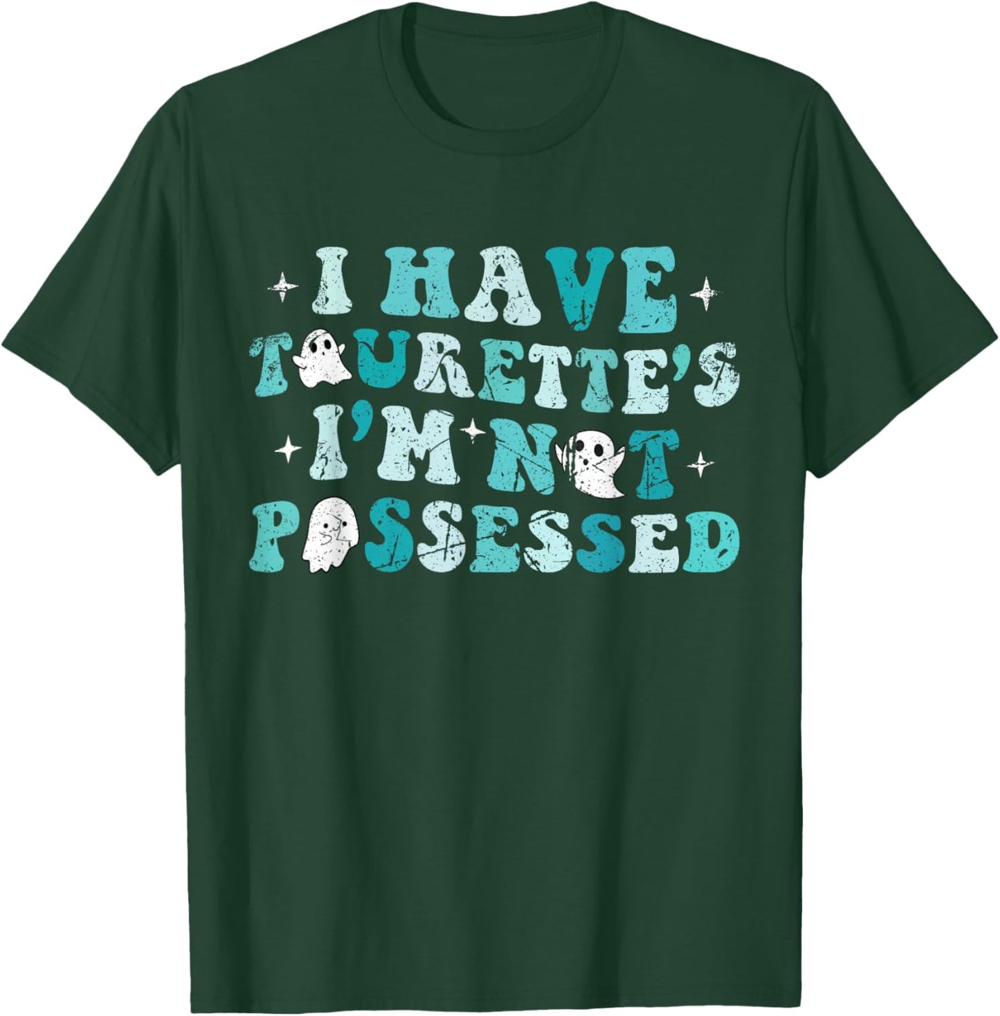 Tourette Syndrome Kids I Have Tourette's I'm Not Possessed T-Shirt - T-Shirt | Forest
